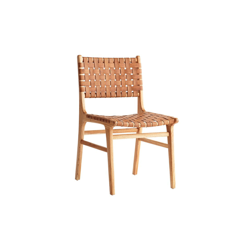 Woven Dining Chair Wooden Works Jepara Modern Furniture Indonesia